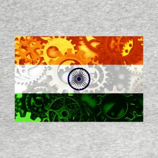 Flag of India - Gears T-Shirt